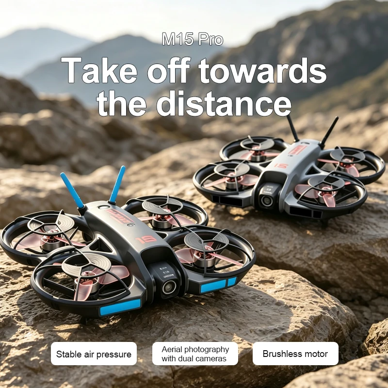 Drone Racing Camera - Nowy dron M15 FPV z ekranem,