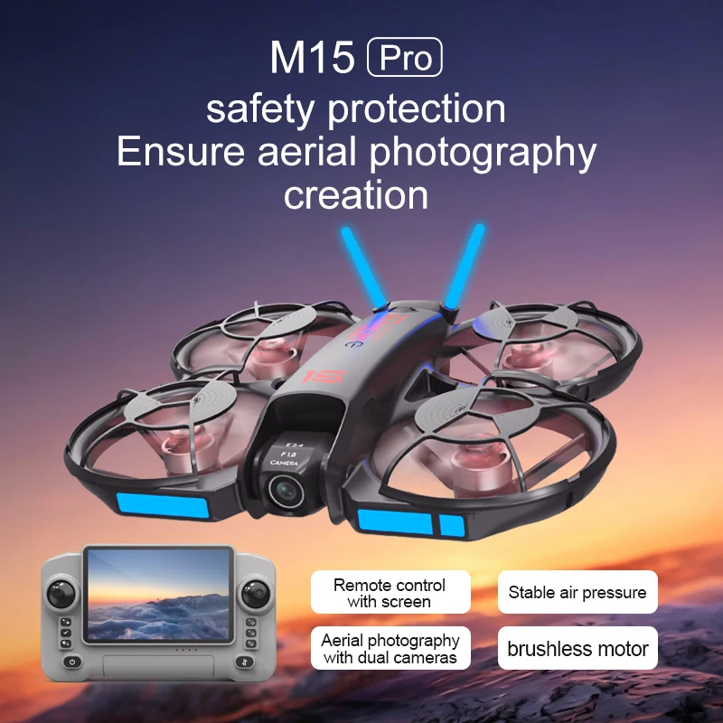 Nowy dron M15 FPV z ekranem, b – Drone Racing Camera recenzja i cena