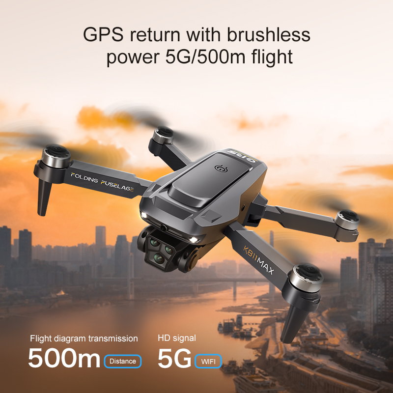 Dron K811MAX Quadcopter: Bezsz – Drone Racing Camera recenzja i cena